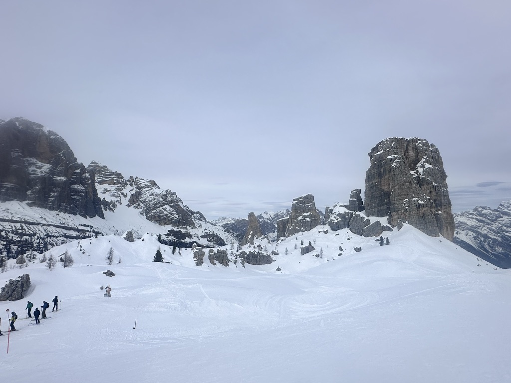 The five towers of Cinque Torri
