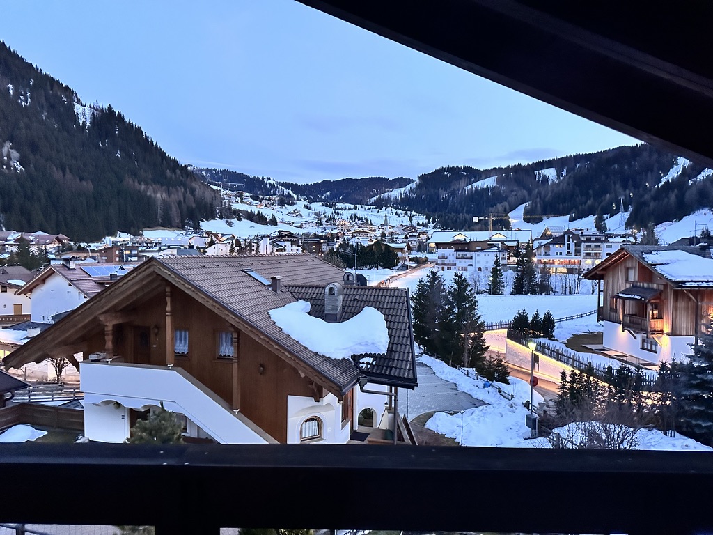 Corvara in Badia at dusk